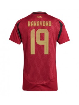 Belgien Johan Bakayoko #19 Heimtrikot für Frauen EM 2024 Kurzarm